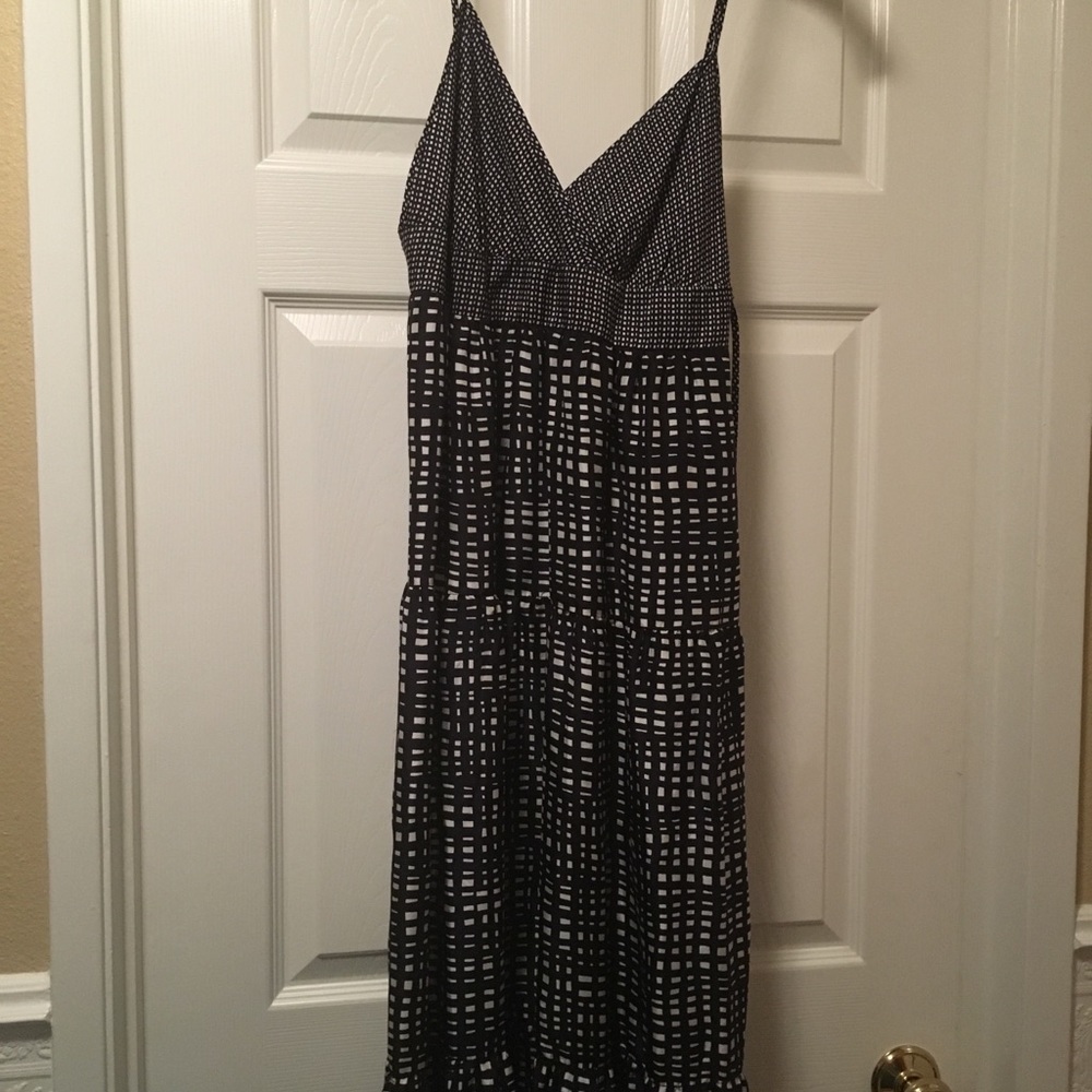 Theory silk maxi dress